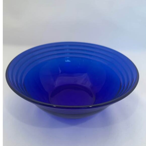 BORMIOLI ROCCO Cobalt Blue FORUM SAPHIR bowl - Picture 1 of 5